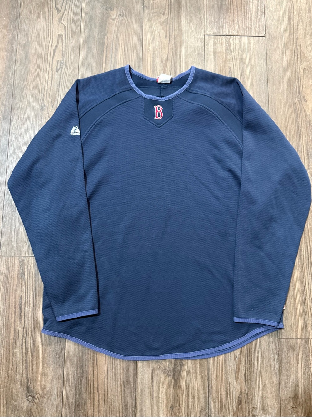 Boston Red Sox Majestic Authentic Collection Pullover Navy Jacket Mens XL